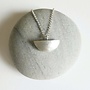 Copy of Hammered Disc Heavy Gold Vermeil Necklace 236