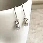 Copy of Half Hoop Silver Earrings 240