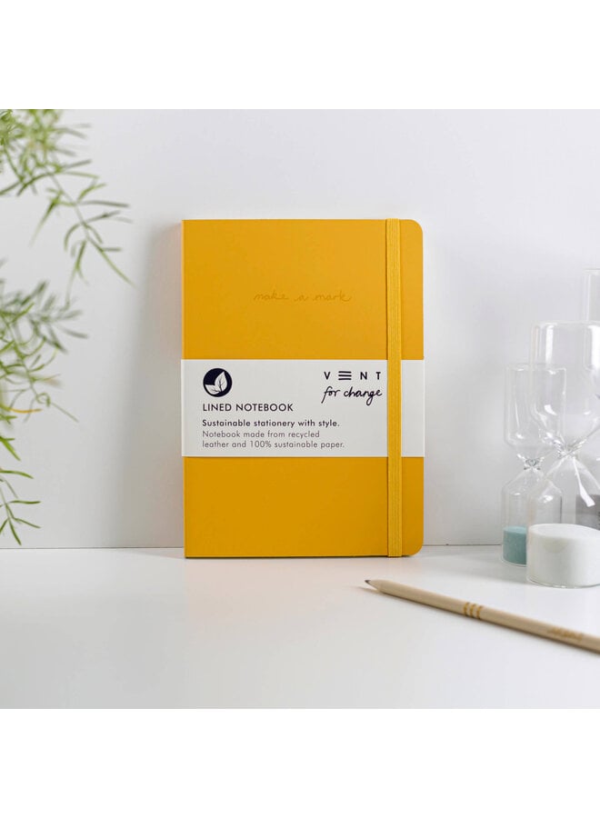 Yellow Make A Mark  A6 Pocket Journal