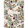 Robins and Figsl Xmas Card by Sara Miller