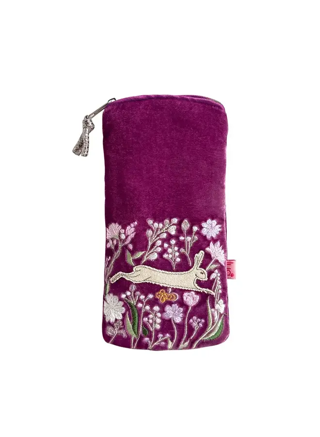 Copy of Squrirel and Moon Velvet Glasses Purse 223