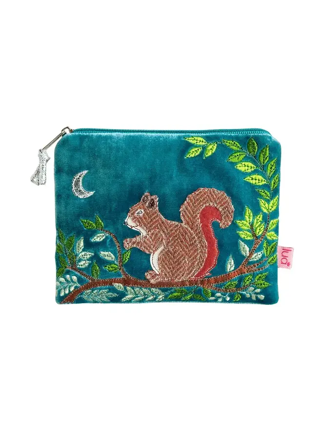 Copy of Wild Swimmers Embroidered Velvet Purse 32