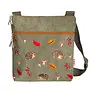 Hedgehog  Embroidered  Mushroom  Large Cross Body Bag 237