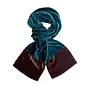 Copy of Olive and Gold two tone velvet scarf 240