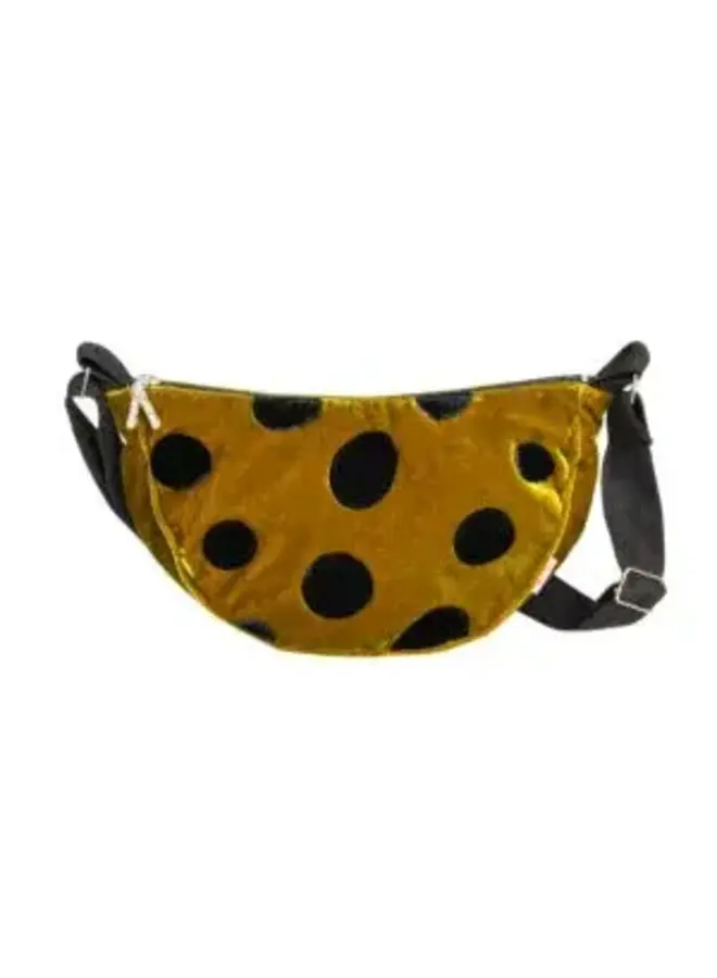 Gold & Spots Half Moon Velvet Bacg 238