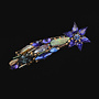 Blue Shooting Star Brooch 709