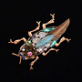Copy of Beetle  Large Brooch 564