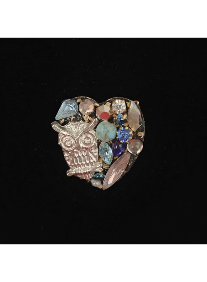 Copy of Heart and Hand Small  Brooch 717