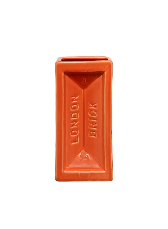 London Brick Vase Orange 44