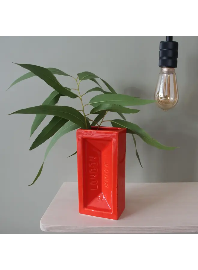 London Brick Vase Orange 44