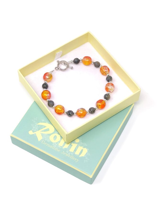 Pulsera pequeña Sorbet B5 con piedras preciosas 169
