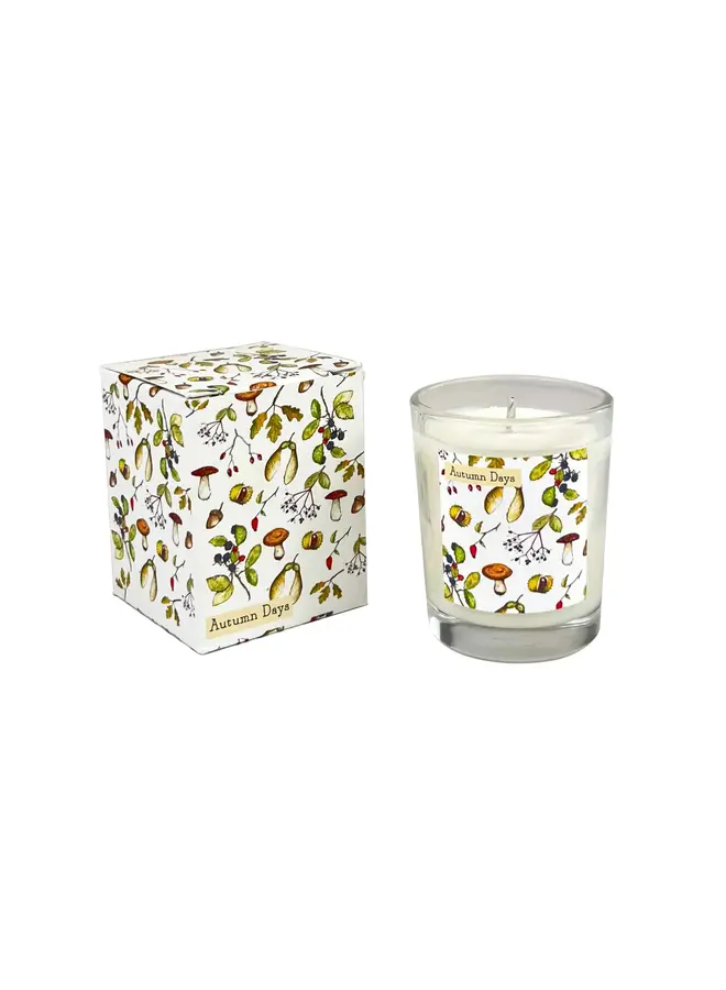 Bougie votive parfumée à l'automne