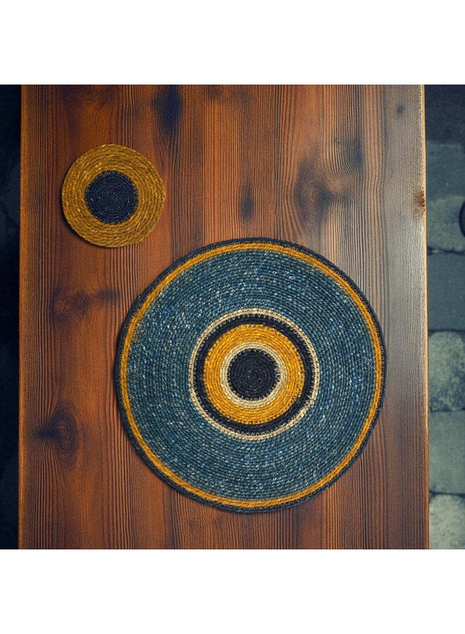 Seagrass Placemat - Pompadour / Midnight Blue
