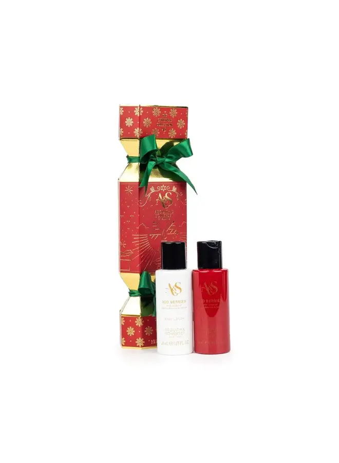 Red Berries Body Care Christmas Craker