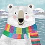 Cosy Bear Christmas Charity Cards Pack 8