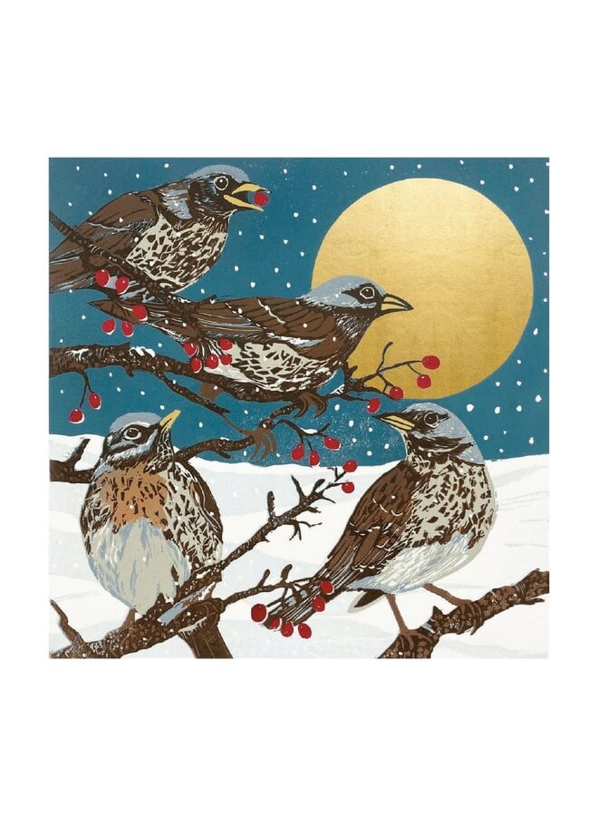 Winter Visitors Christmas Cards Pack 8