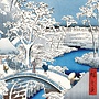 Copy of Geese Over Snowy Fields  5  Christmas Charity Cards Pack