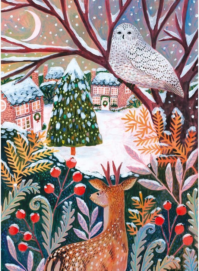 Silent Snowfall Christmas Charity Cards Pack of 8