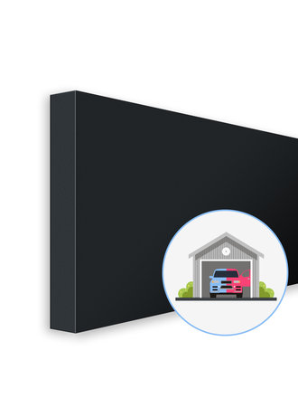 Wandschutz Garage | Schwarz