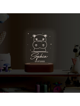 Nachtlicht für Kinder - Hippo