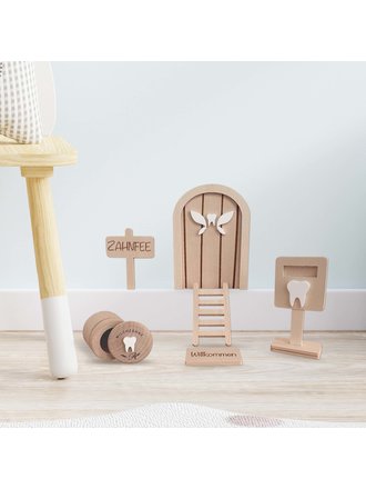 Tür Set Zahnfee - Natur Tür Set Zahnfee - Natur