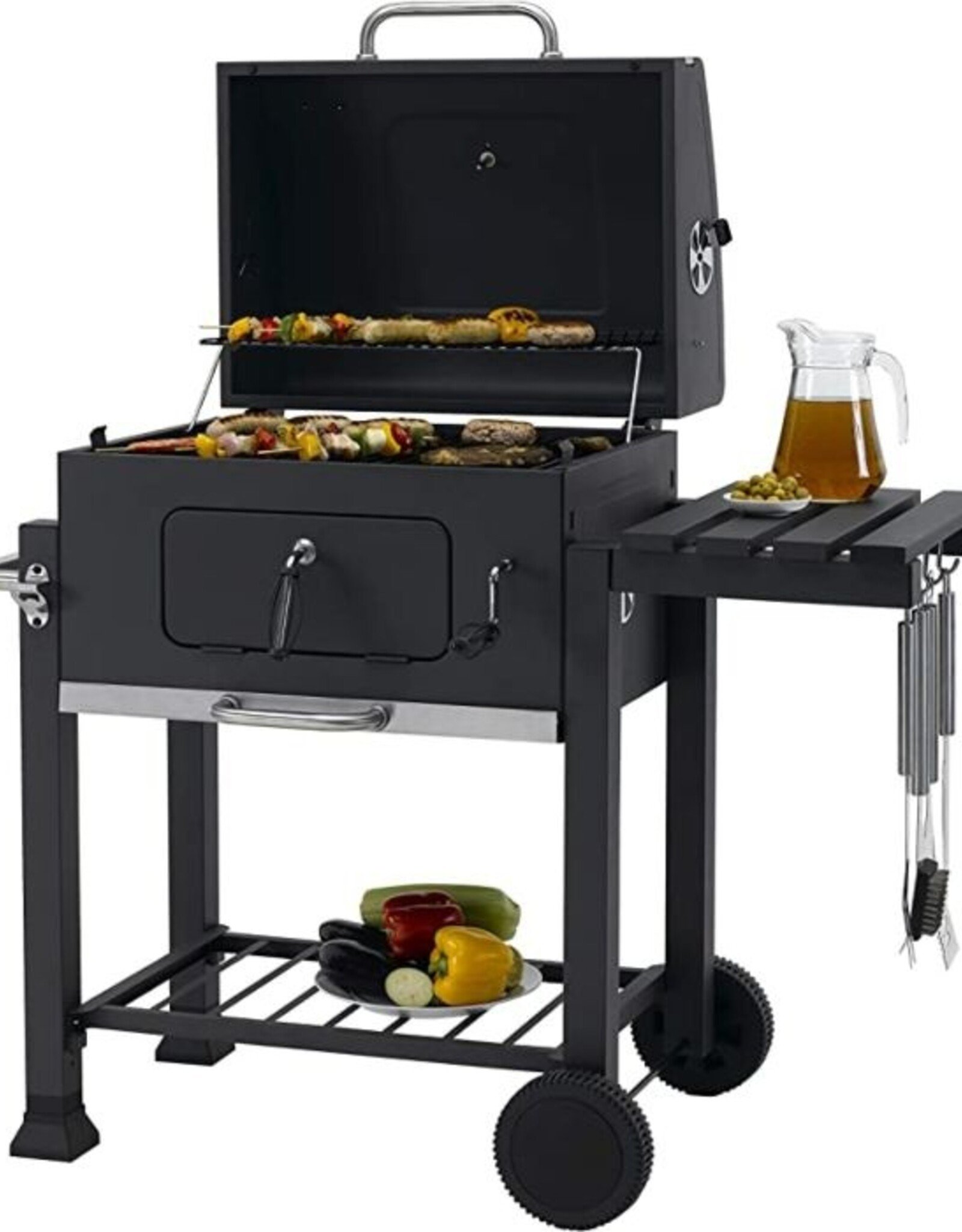 Tepro Tepro Toronto charcoal barbecue stainless steel/black