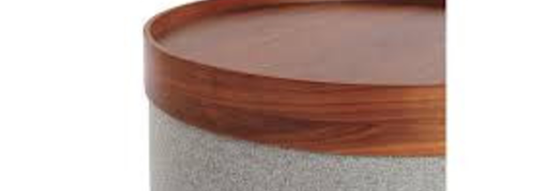 Drum Tray small Walnut