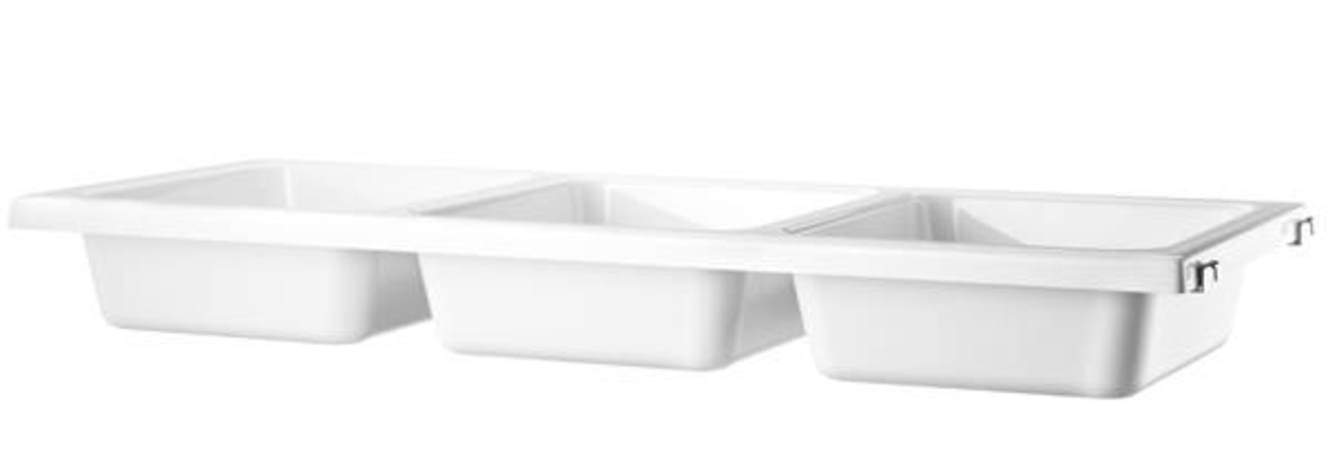 Bowl shelf white String - 1 pack