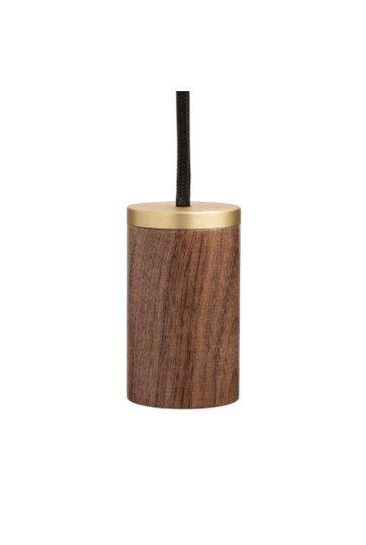 Knuckle Pendant Wood/Brass