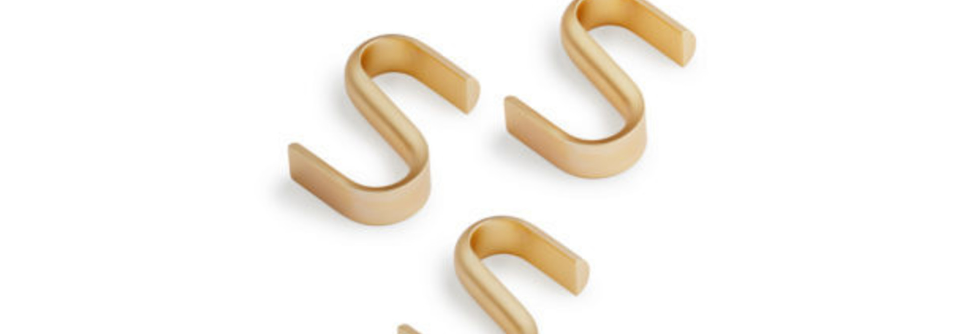 Turn Hanger 3pcs - Messing