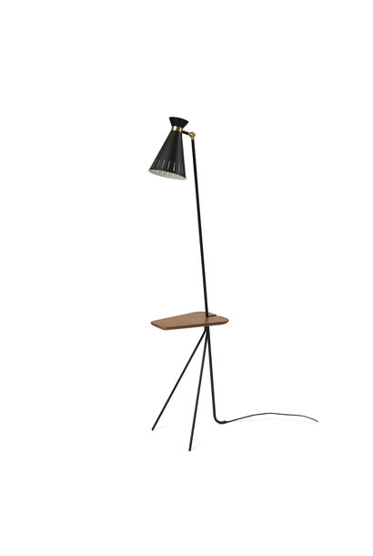 Cone Floor Lamp with table