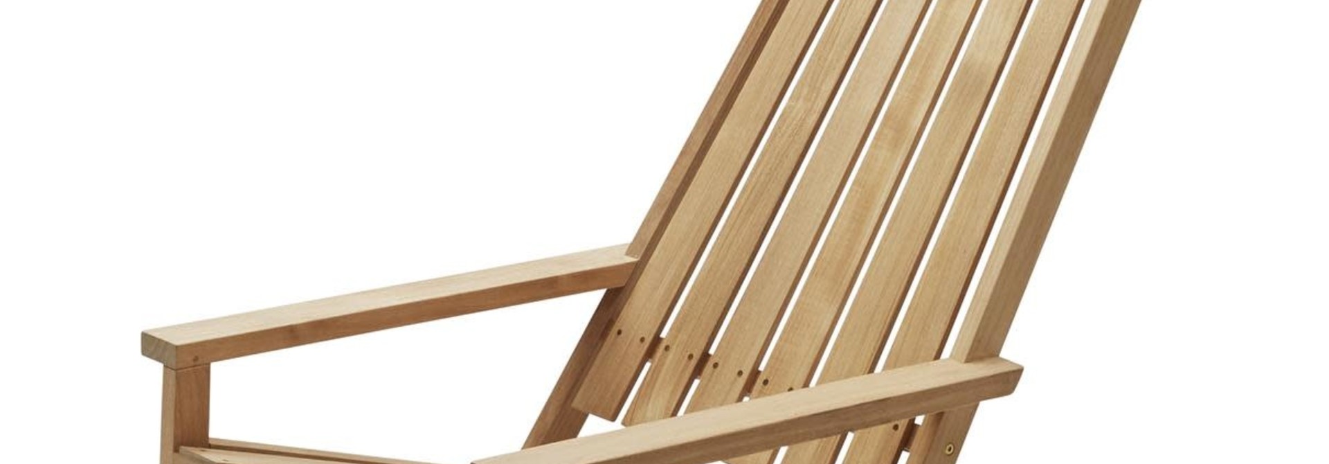 Between Lines Deck Chair Teak