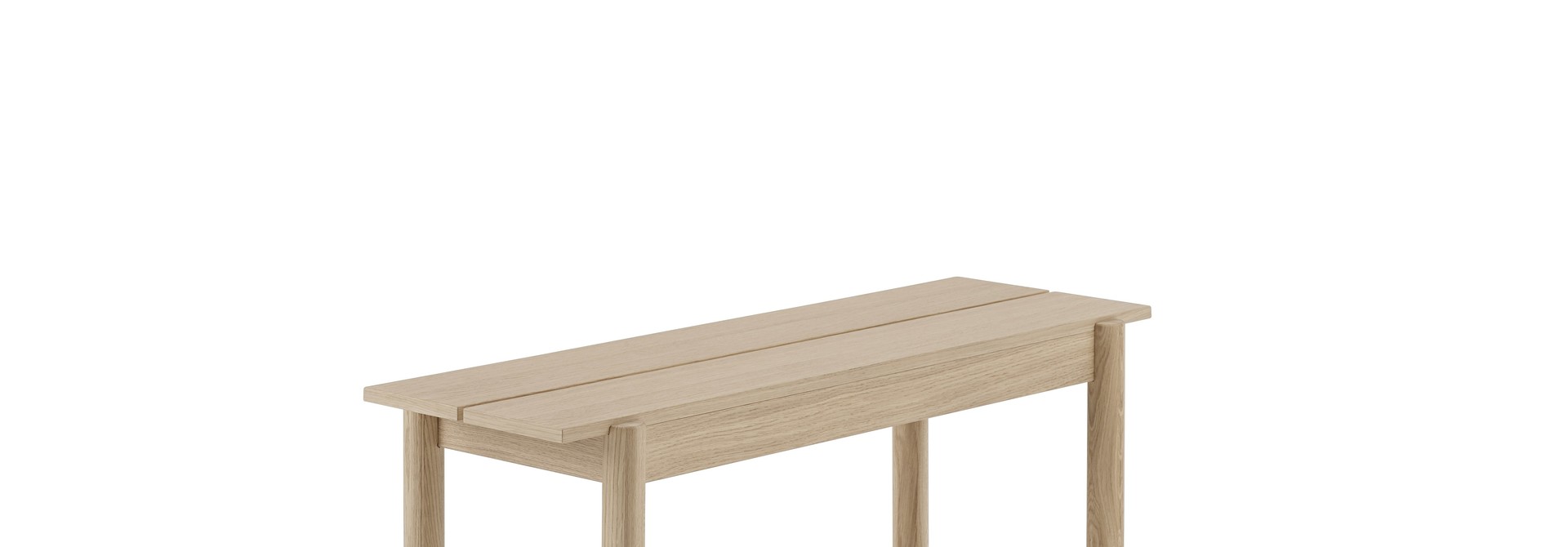 Linear Wood Bench