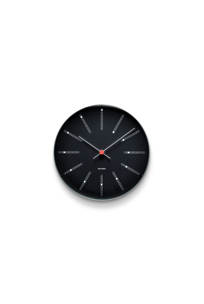 Bankers wall clock black