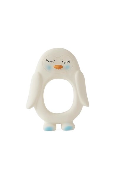 Penguin Baby Teether  White
