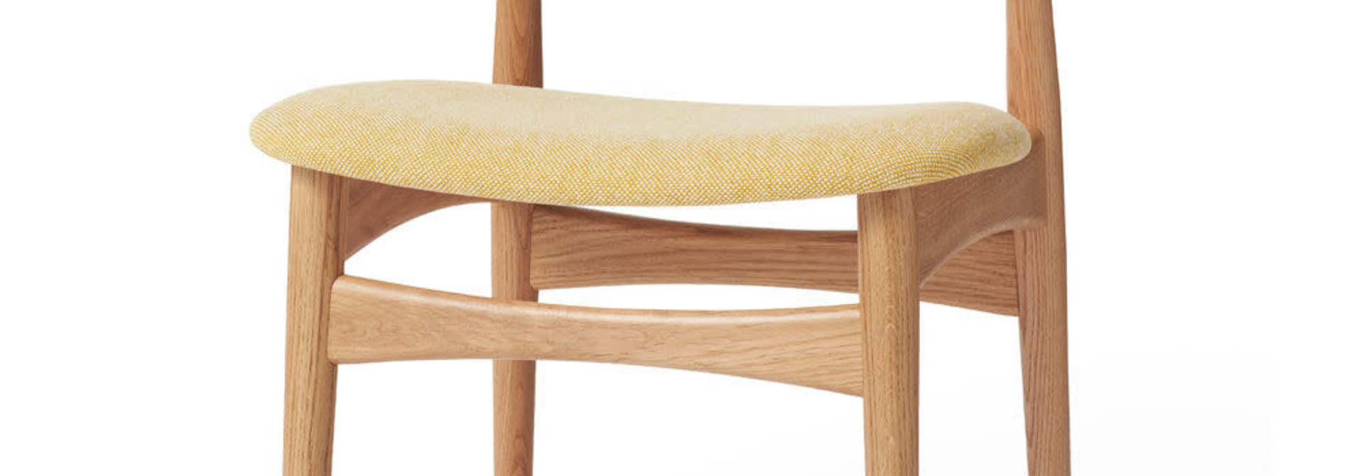 Cow Horn Chair Oiled Solid Walnut and White Oiled Oak