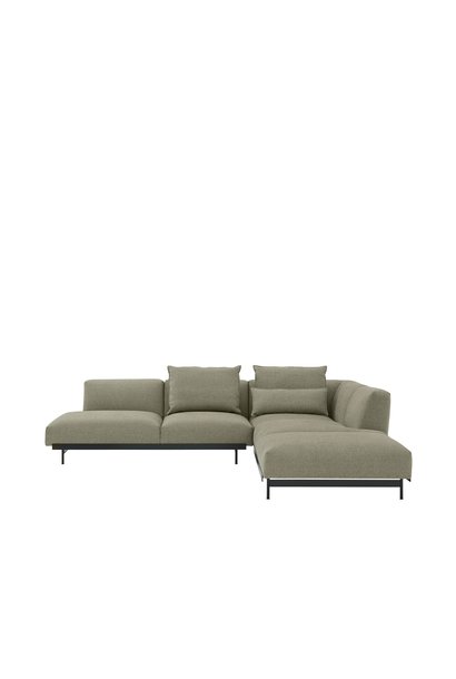 In Situ Modular Sofa - Corner module Configuration 4