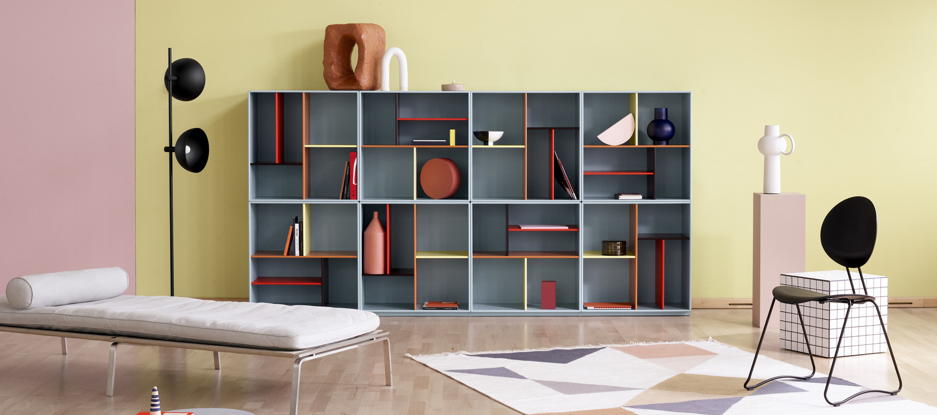 Modular shelving systems