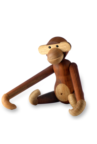 Monkey - Large - 46cm Teak and limba