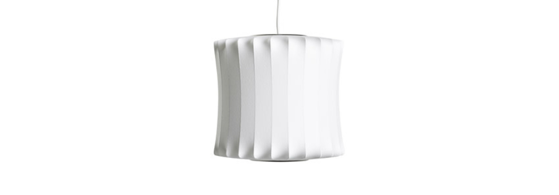 Nelson Lantern Bubble Pendant - Off White