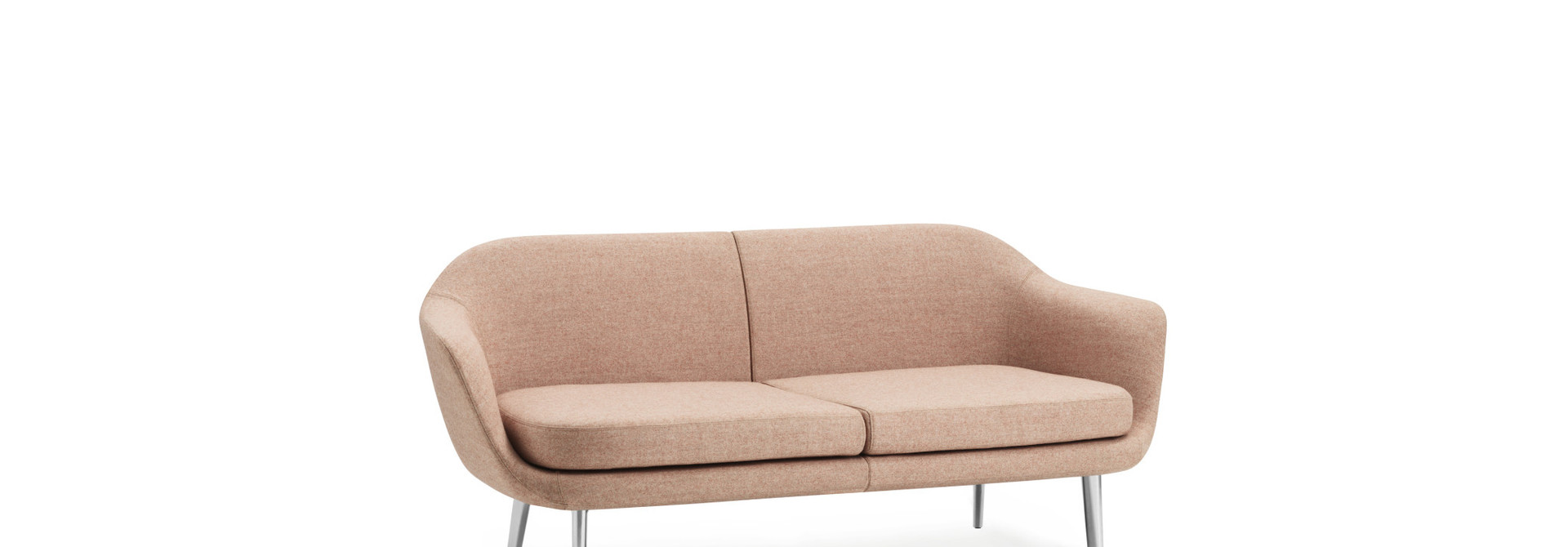 Sum Modular 2-Seater Sofa Alu Base