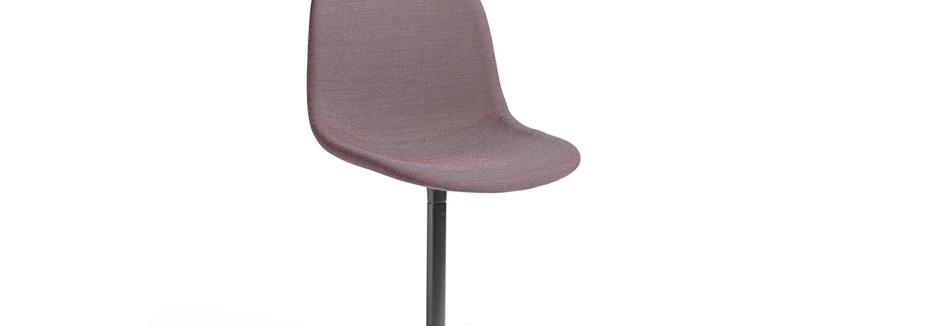 Neu 10 Swivel Base Upholstery - Soft black Powder coated aluminium