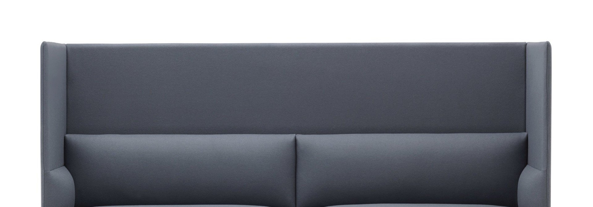 Outline Highback Sofa 3-seater black base