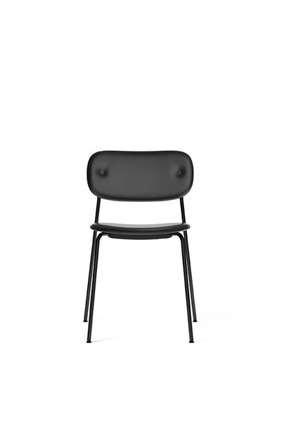 Co Dining Chair - Black powder coated steel - full upholstery