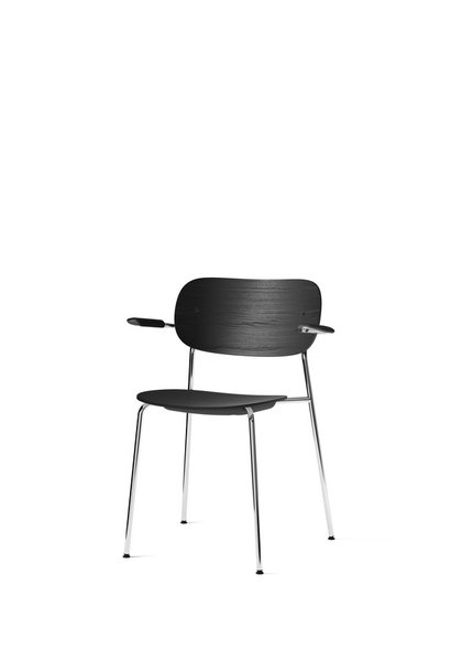 Co Dining Chair armrest - Chrome