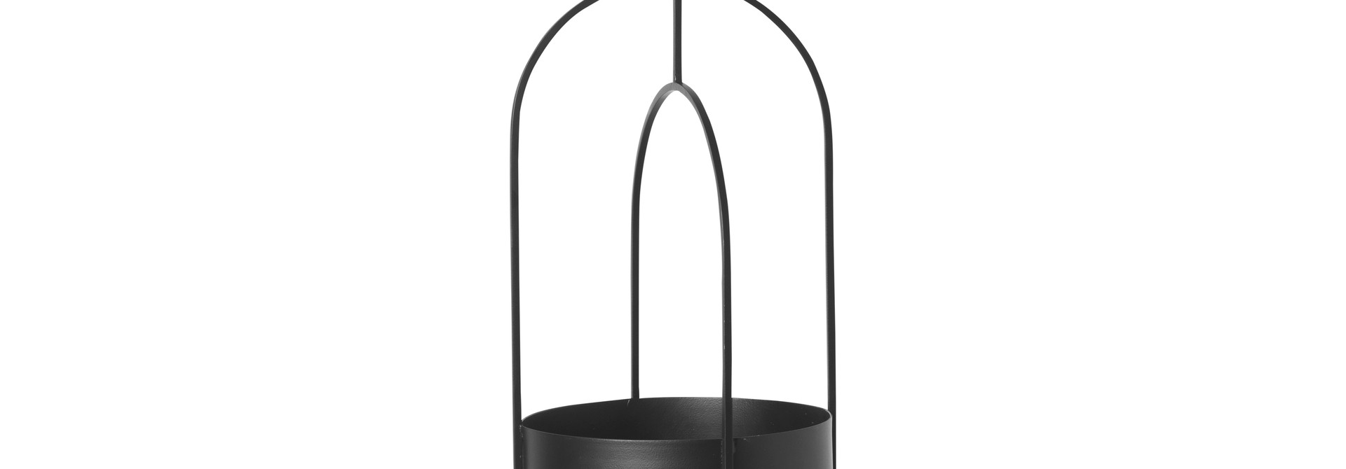 Hanging Deco Pot - Black