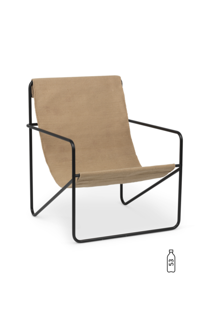 Desert Lounge Chair - Black/Sand