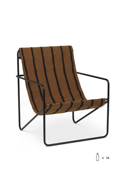 Desert Lounge Chair - Black/Stripe