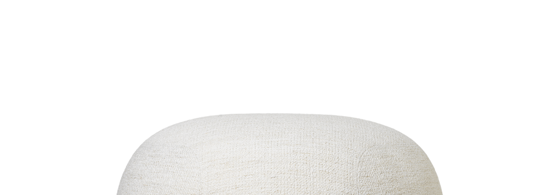 Rico Pouf Boucle Off-White