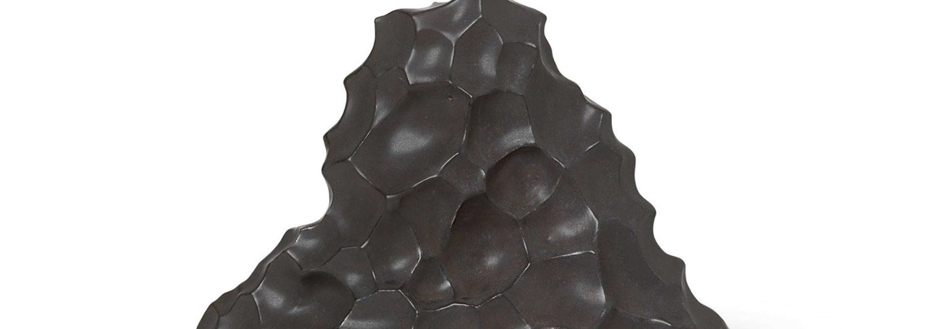 Berg Ceramic Sculpture - High - Black